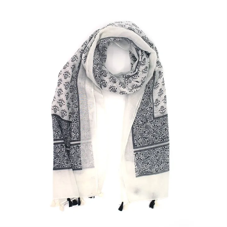 צעיפי פולי נשים פרחוניים