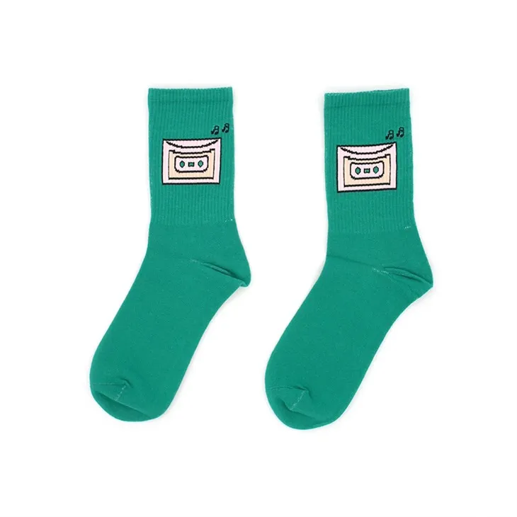 גרביים מצוירים ירוקים