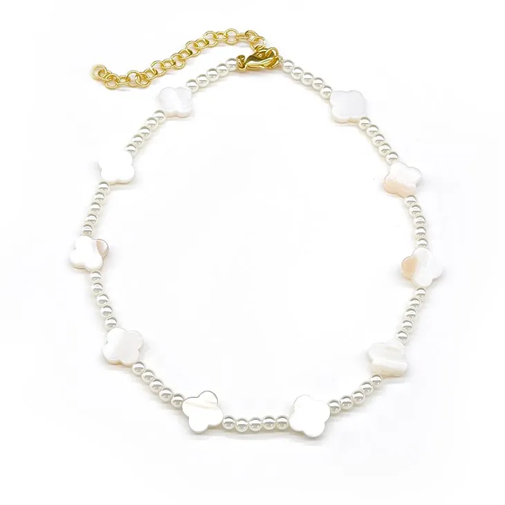 צמיד פרחוני תלתן עלה